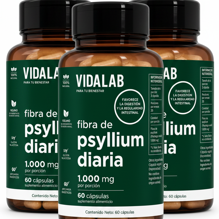 Tres frascos de VIDALAB