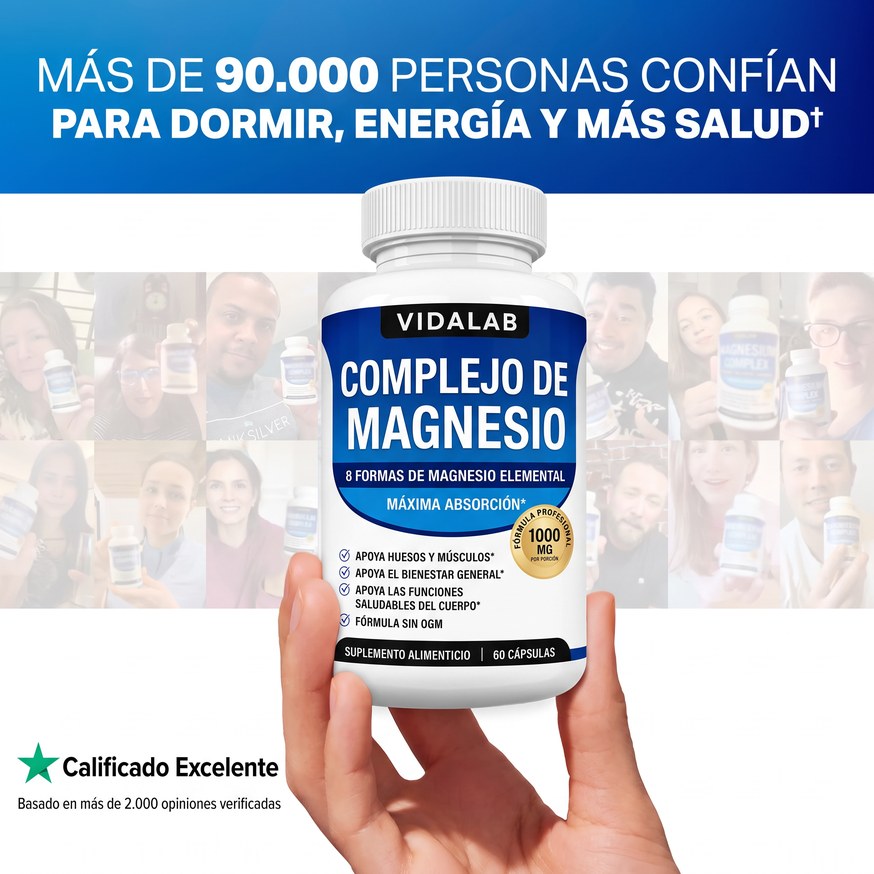 Más de 90.000 personas confían en el Complejo de Magnesio