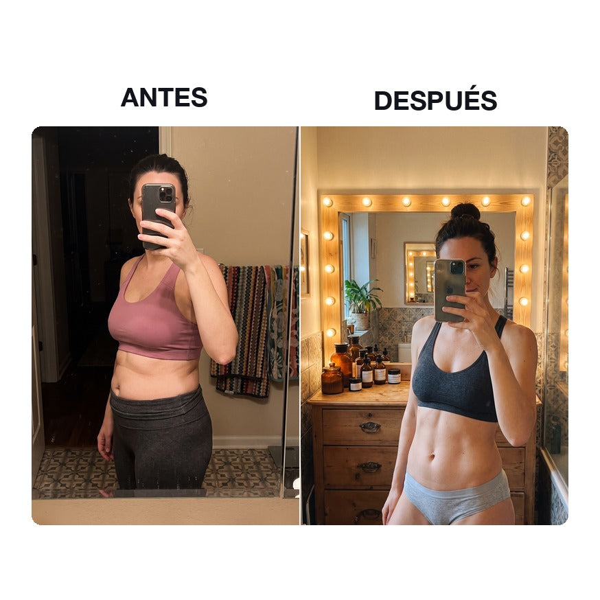 Antes y después: la panza al final del día