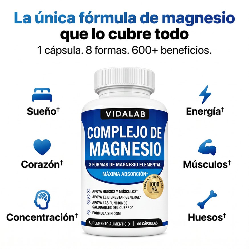 Descanso, energía, músculos, huesos, concentración y corazón